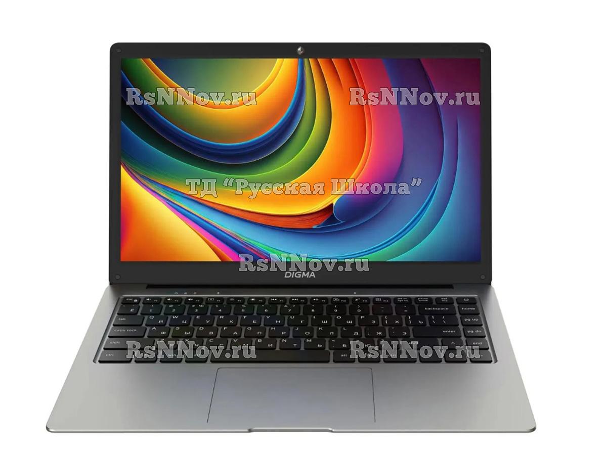Ноутбук Digma EVE P4850 DN14N5-8CXW01, 14", 2024, IPS, Intel Pentium N5030 1.1ГГц, 4-ядерный, 8ГБ DDR4, 256ГБ SSD, Intel UHD Graphics 605, Windows 11 Professional, темно-серый
